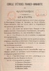 Cercle d’études Franco-Annamite de Quinhon: Quy chế và  những hoạt động văn hóa xã hội