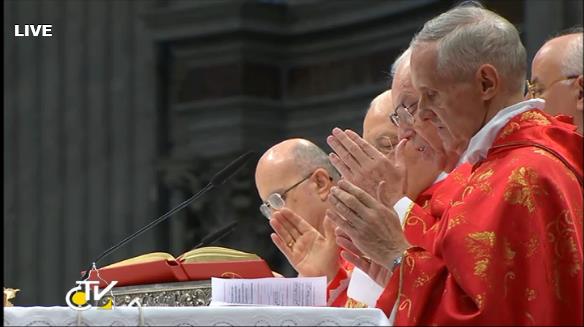 Thánh lễ khai mạc Mật Nghị Bầu Giáo Hoàng