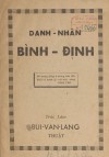 Danh nhân B́nh Đinh bìa