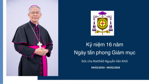 Kỷ niệm 16 năm Ngày tấn phong Giám mục