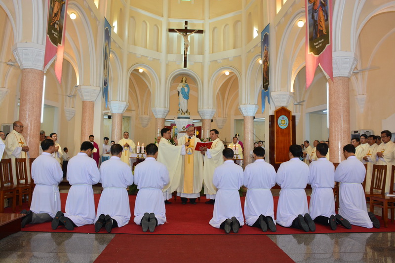 Thánh lễ phong chức Phó tế tại Giáo phận Qui Nhơn