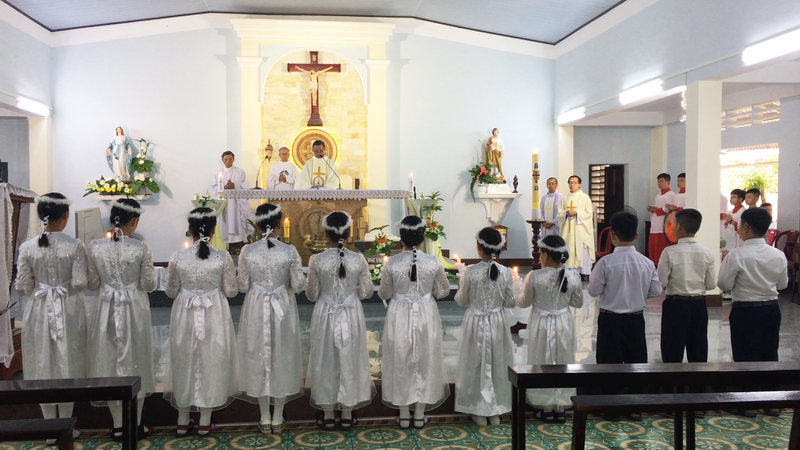 Giáo xứ Phú Thạnh mừng lễ Mẹ Lên Trời