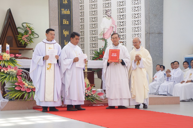 Thánh lễ có nghi thức nhậm chức tại Giáo xứ Quảng Ngãi