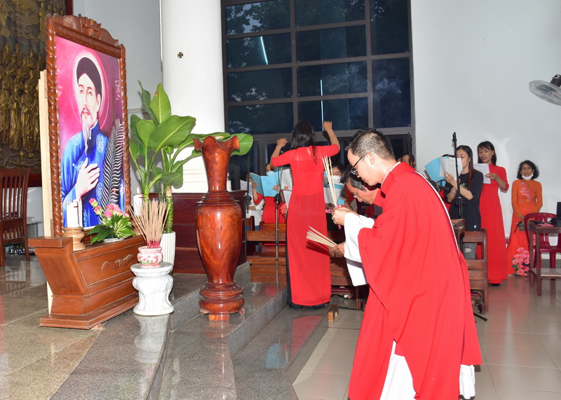 Lễ Thánh Anrê Nguyễn Kim Thông tại Giáo xứ Đông Mỹ